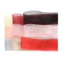 Przezroczyste sznurowadła szyfonowe 80x4 cm Efekt jedwabiu Duże kokardy Szerokie sznurowadła Stylowy dodatek Eleganckie buty DIY 1