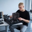 Ψυγείο CPU DeepCool AK500S Digital Ψηφιακή οθόνη 5 θερμικών σωλήνων Ανεμιστήρας 120 mm PWM Για Intel LGA1700 και AMD AM4 και AM5 4