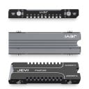 Ψυγείο για M.2 SSD 78 x 23 x 10 mm για δίσκους 2280 NVMe και NGFF με πτερύγια και θερμική αγωγιμότητα 237 W/mK σε γκρι-μαύρο χρώμα 4