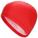 PU-stof badmuts Unisex badmuts Waterafstotende elastische haarmuts voor zwembadsportbaden 1