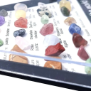 Pudełko 36 naturalnych polerowanych minerałów Kamienie szlachetne z całego świata Próbki kamieni mineralnych 4–8 mm Zestaw edukacyjny 2