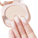 Pudr fixativ sypat pe make-up cu oglindă Pudr compactă iluminatoare portabilă pentru toate tipurile de ten 7