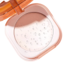 Pudro Fissante Sottile per Make-up con Specchio Polvere Illuminante Compatta e Portatile per Tutti i Tipi di Pelle 3