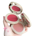 Pudrová tvářenka 6 g Voděodolná dlouhotrvající tvářenka v kulatém kompaktním obalu se zrcátkem Jemný make-up na zvýraznění tváří 2