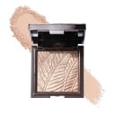 Pudrový rozjasňovač Trblietavý make-up rozjasňovač na tvár Jemný lesk zvýraznenie lícnych kostí Kompaktný kozmetický púder 2