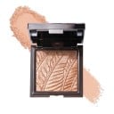 Pudrový rozjasňovač Trblietavý make-up rozjasňovač na tvár Jemný lesk zvýraznenie lícnych kostí Kompaktný kozmetický púder 3