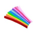 Puha modellező drótok 3 éves kortól Ohezható plüss drótok állatok és virágok készítéséhez Hossz 30 cm Csomag 100 db Kreatív készlet 1
