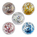 Puhallettava rantapallo glitterillä Puhallettava uimapallo 40 cm 1