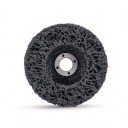 Puhdistuskiekko kulmahiomakoneeseen 100 mm Aukko 16 mm Piikarbidia Ruosteen, maalin ja vanhojen pinnoitteiden poistamiseen metallista 12