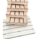 Puinen palettalautanen mukille mini muotoilu 11,5 × 7,5 × 1,5 cm luonnonpuu koristeellinen kattaminen viskille, cocktaileille ja juomille 4
