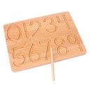 Puinen taulu numeroilla 2