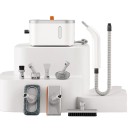 Pulitore a vapore manuale HOMEFISH ad alta temperatura 1200W 750 ml 220–240V spina EU pulitore a vapore multifunzionale per cucina e cappa 1