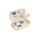 Pulitore ad ultrasuoni per lenti a contatto con display LED ricarica USB custodia portatile pulizia a 360° 18000 vibrazioni 1