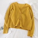 Pull à boutons pour femmes G219 10