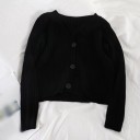 Pull à boutons pour femmes G219 4