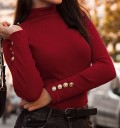 Pull à col roulé pour femmes A2183 2