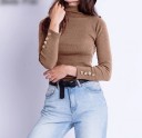 Pull à col roulé pour femmes A2183 3