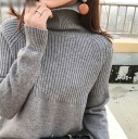 Pull à col roulé pour femmes G255 4