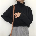Pull à col roulé pour femmes G378 2