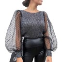 Pull à pois pour femmes A2942 2