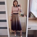 Pull à rayures pour femmes A2186 4