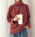 Pull ample pour femme avec col roulé G204 6