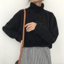 Pull ample pour femme avec col roulé G204 2