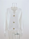 Pull ample pour femmes avec boutons 7