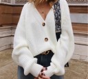 Pull ample pour femmes avec boutons 2