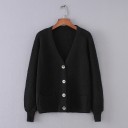 Pull ample pour femmes avec poches et boutons 3