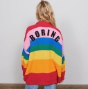 Pull arc-en-ciel pour femmes A2272 2