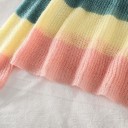 Pull arc-en-ciel pour femmes A2326 5