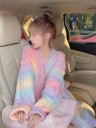Pull arc-en-ciel pour femmes P1376 5