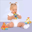 Pull-Back Toy Car 10.5 x 6.5 x 9.5 cm for Children No Batteries Firefighters Ambulance Police Cute Rescue Cars 7