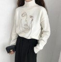 Pull col roulé femme A2358 1