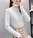 Pull col roulé pour femmes avec cœur 6