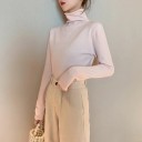 Pull col roulé pour femmes avec cœur 10