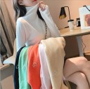 Pull col roulé pour femmes avec cœur 2