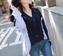 Pull combiné pour femmes G297 2