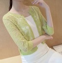 Pull court en dentelle pour femme 5