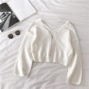 Pull court pour femme avec zip 4