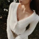 Pull court pour femmes A2193 5