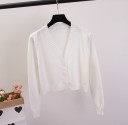 Pull court pour femmes avec boutons 2