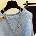 Pull d'hiver en tricot pour femmes J2453 8