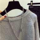 Pull d'hiver en tricot pour femmes J2453 12