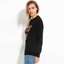 Pull de Noël Femme KISS ME - Noir 3