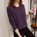 Pull en maille pour femmes G242 1