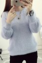 Pull en peluche pour femmes G409 4
