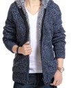 Pull en peluche pour homme F209 4
