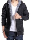 Pull en peluche pour homme F209 1